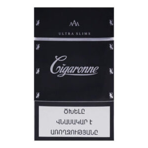 Сигареты Cigaronne Ultraslims Black (Сигароне Ультраслим Блэк)