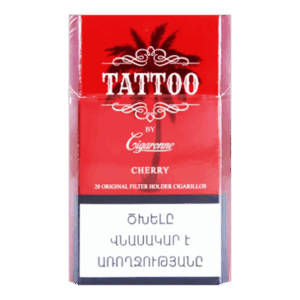 Сигареты Cigaronne Tattoo King Size Cherry (Сигарон Тату Вишня)