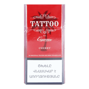 Сигареты Cigaronne Tattoo Superslims Cherry (Сигарон Тату Вишня Суперслимс)