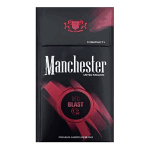 Сигареты Manchester Red Blast (Манчестер Ред Бласт Кнопка Клубника)
