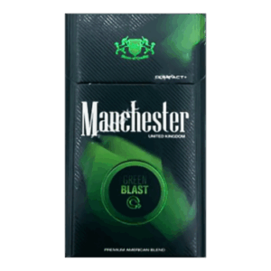Сигареты Manchester Green Blast (Манчестер Ред Бласт Кнопка Ментол)