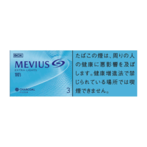 Сигареты Mevius 3 Extra Lights 100’s Hard Pack Japan (Мевиус 3 Экстра Лайтс 100 мм Япония), блок