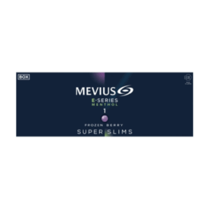 Сигареты Mevius E-series Menthol 1 Frozen Berry Superslims Japan (Мевиус Е-сериес 1 Суперслим Ягоды Япония), блок