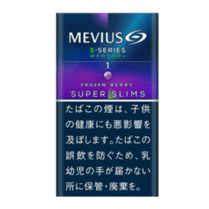Сигареты Mevius E-series Menthol 1 Frozen Berry Superslims Japan (Мевиус Е-сериес 1 Суперслим Ягоды Япония)