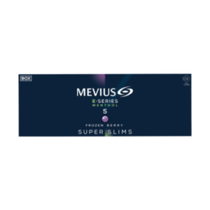 Сигареты Mevius E-series Menthol 5 Frozen Berry Superslims Japan (Мевиус Е-сериес 5 Суперслим Ягоды Япония), блок