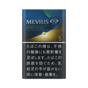 Сигареты Mevius Premium Menthol 5 Option Yellow Japan (Мевиус Премиум Ментол 5 Йелоу Япония)