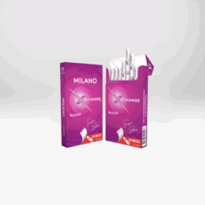 Сигареты Milano Change Bloom (Милано Суперслим Кнопка Черника)