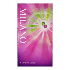 Сигареты Milano Grape&Applemint Superslims (Милано Виноград Мятное Яблоко Суперслим)