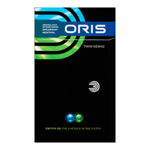 Сигареты Oris Twin Sense Spearmint Menthol King Size (Орис Твин Сенс Мята Кинг Сайз)