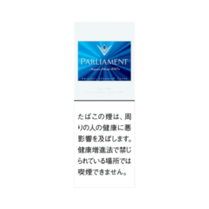 Сигареты Parliament Aqua Blue 100’s Japan (Парламент Аква Блю 100 мм Япония), блок