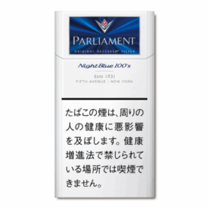 Сигареты Parliament Night Blue 100’s Japan (Парламент Найт Блю 100 мм Япония)