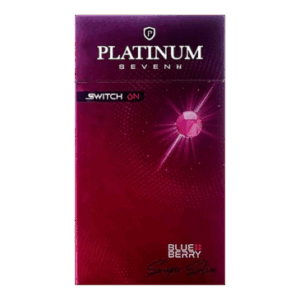 Сигареты Platinum Seven Superslims Blueberry Switch On (Платинум Суперслимс Черника)