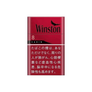 Сигареты Winston Cabin 8 (Japan) (Винстон Кабин 8 пачка) (Япония)